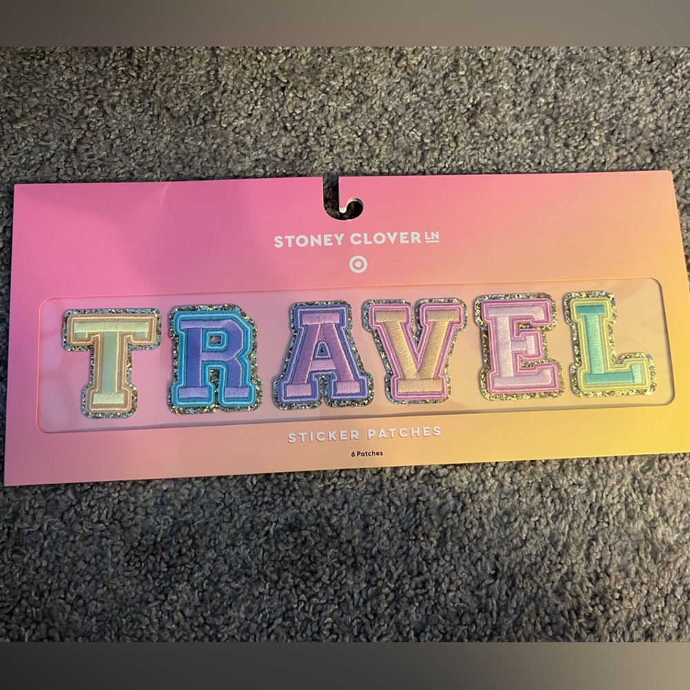 COPY - Stoney Clover Lane x Target “TRAVEL” patches. BNWT